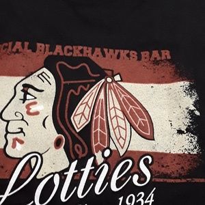 Blackhawks official bar tee shirt